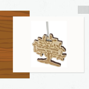 CUSTOM SHAPED WOOD LUGGAGE / BAG TAGS