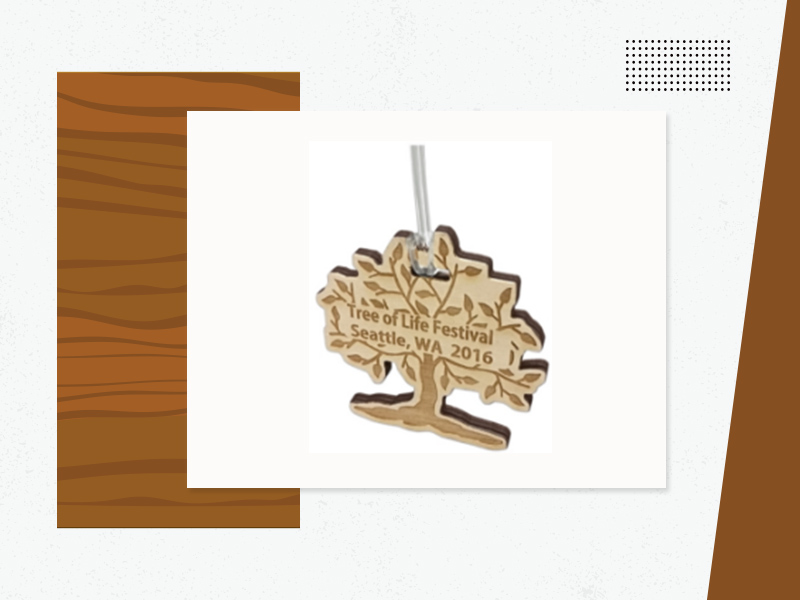 CUSTOM SHAPED WOOD LUGGAGE / BAG TAGS