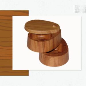 Wood Salt Boxes (b. Double Salt Box | Office Caddy )