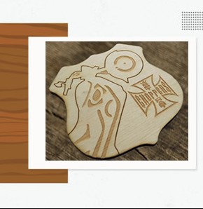 Wood Coasters with Custom Logos | Custom Logo Wood Custom Shaped Wood Coasters - Custom Logo Wood