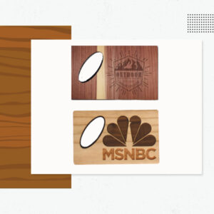 WOOD CREDIT CARD / BUSINESS CARD BOTTLE OPENER