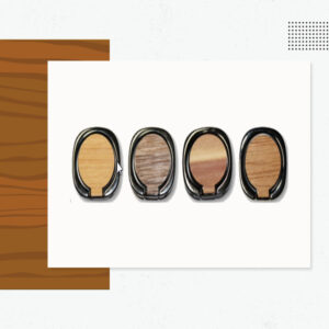 WOOD PHONE RING HOLDER / STAND