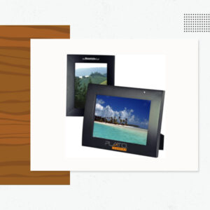 Solid Wood Curved Frame - Custom Logo Wood Products