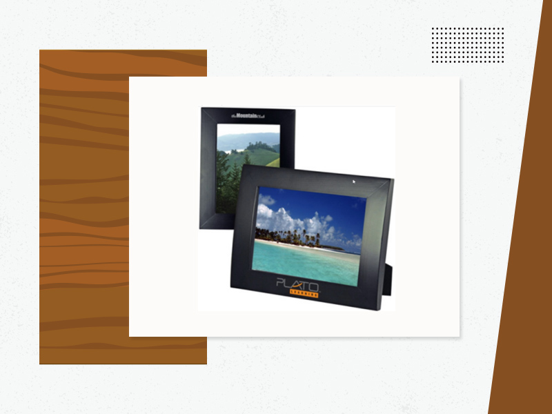 Solid Wood Curved Frame - Custom Logo Wood Products