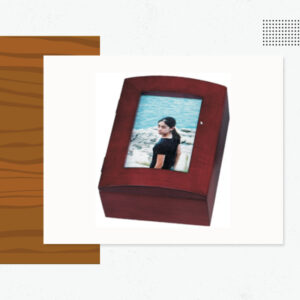 Rosewood Photo Trinket Box - Custom Logo Wood Products