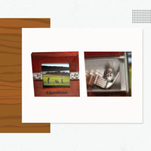 Golf Accent Wood Photo Frame - Custom Logo Wood Products