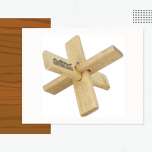 X-SHAPED WOOD PUZZLE