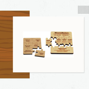 Custom Interlocking Wood Puzzle - Custom Logo Wood Products