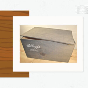 Large Cargo Crate - Custom Logo Wood Products