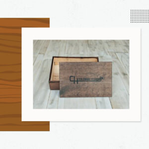 Large Wood Box - Custom Logo Wood Products