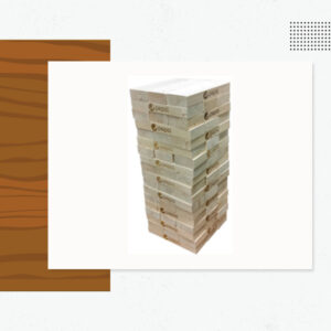Lasered Oversized Tower - Custom Logo Wood Products