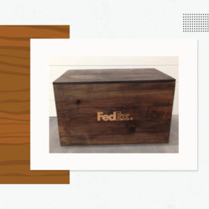 Medium Cargo Crate - Custom Logo Wood Products
