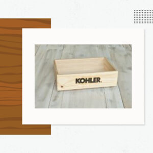 Medium Crate - Custom Logo Wood Products