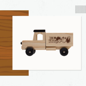 Our Wooden Toy Truck - Custom Logo Wood Products