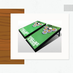 Outdoor Cornhole Sets - Custom Logo Wood Products