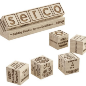 LASERED WOOD CUBES