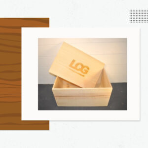 Small Cargo Crate - Custom Logo Wood Products