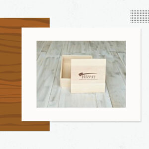 Square Wood Box