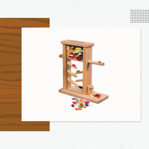 The Executive Jelly Bean Dispenser - Custom Logo Wood Products