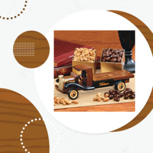 WOODEN TRUCK, TRAINS & GOURMET TREATS