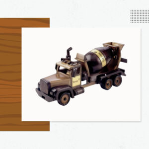 Wood Cement Mixer - Custom Logo Wood Products