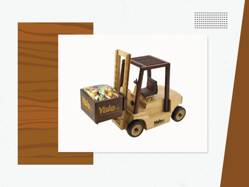 Wood Fork Lift - Custom Logo Wood Products