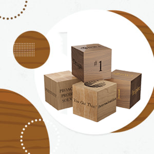 WOOD BLOCKS & CUBES