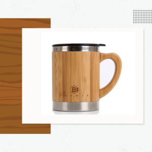 Wood Stainless Steel Hot or Cold Bottle - Custom Logo Wood Products