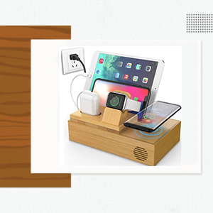 Charging Station - Custom Logo Wood Products