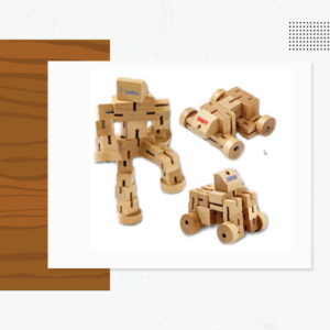 Cubes Bot - Custom Logo Wood Products