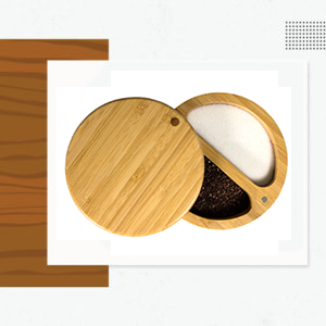 Salt Pepper Box - Custom Logo Wood Products