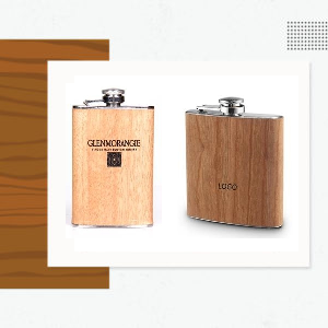 Wood Hip Flasks - Custom Logo Wood Products