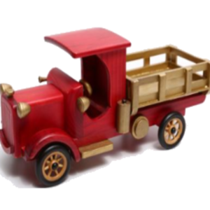 Vintage Wooden Crate Truck Toy